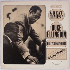 DUKE ELLINGTON, BILLY STRAYHORN: Great Times! Piano Jazz RIVERSIDE DG LP