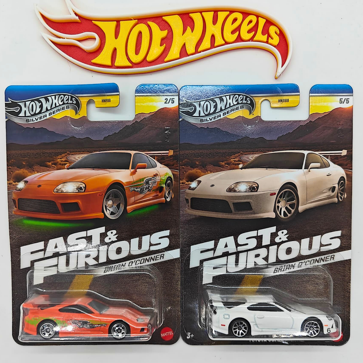 Hot Wheels 2025 Fast & Furious Brian's TOYOTA SUPRA Orange White W