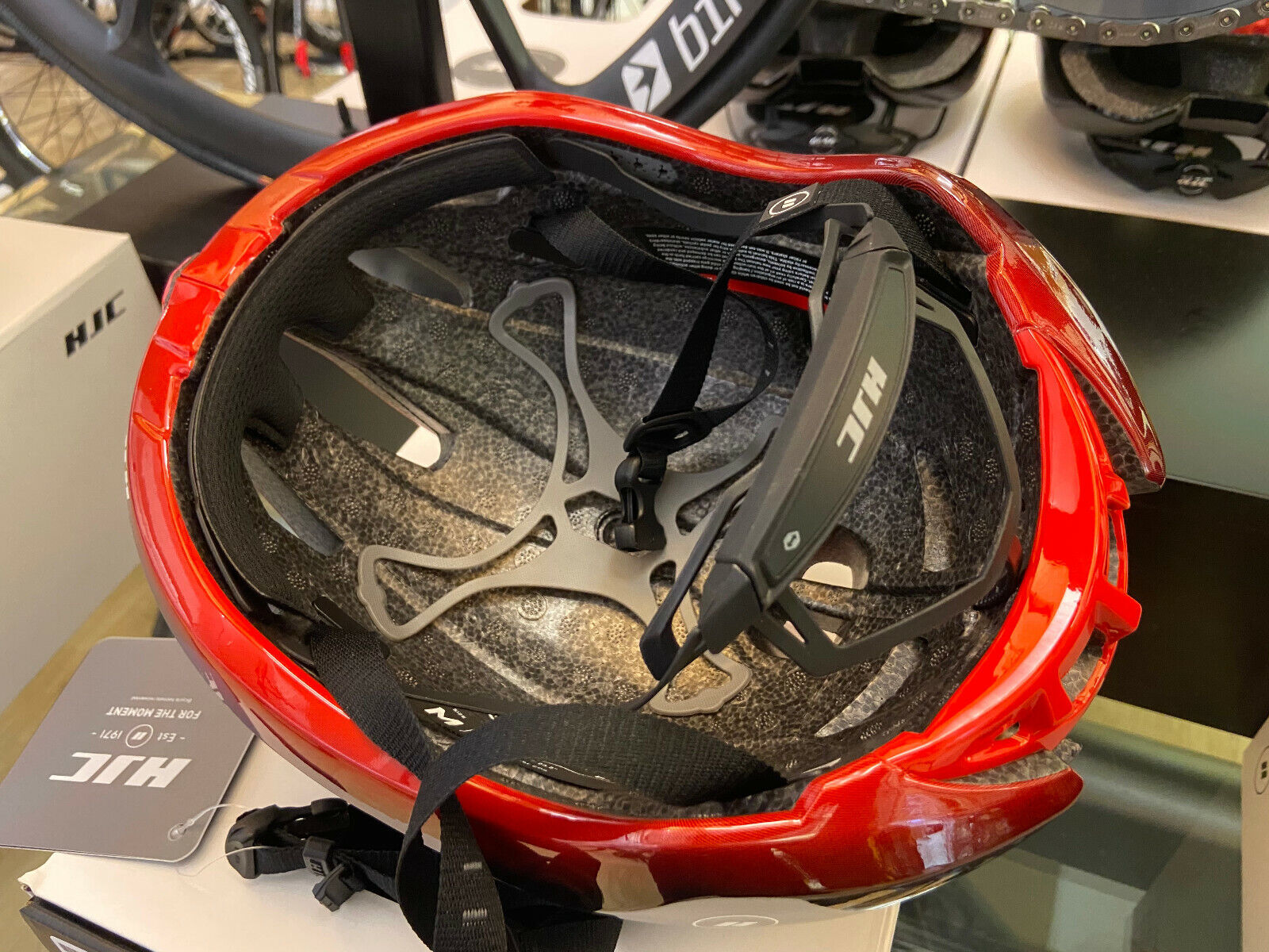 HJC Furion 2.0 Semi-Aero Road Helmet 51-56cm Size S (Fade-red)