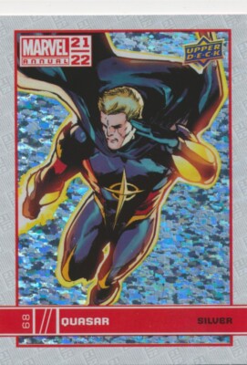 #68 QUASAR 2021-22 2022 Upper Deck Marvel Annual SILVER SPARKLE