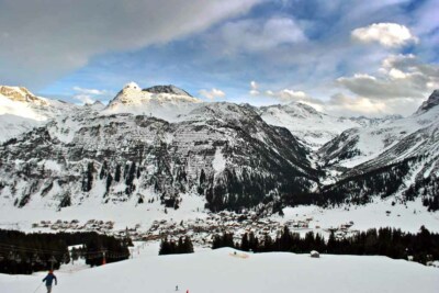 Lech am Arlberg Vorarlberg Österreichische Alpen Österreich Berg Foto Bild