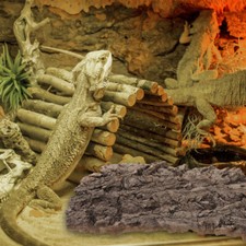 2 Pcs Climbing Bark Reptile Habitat Decor Bearded Dragon Terrarium Decoration