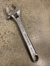 Vintage CRESCENT Tool Company CRESTOLOY 8" Adjustable Wrench Made in USA Tool