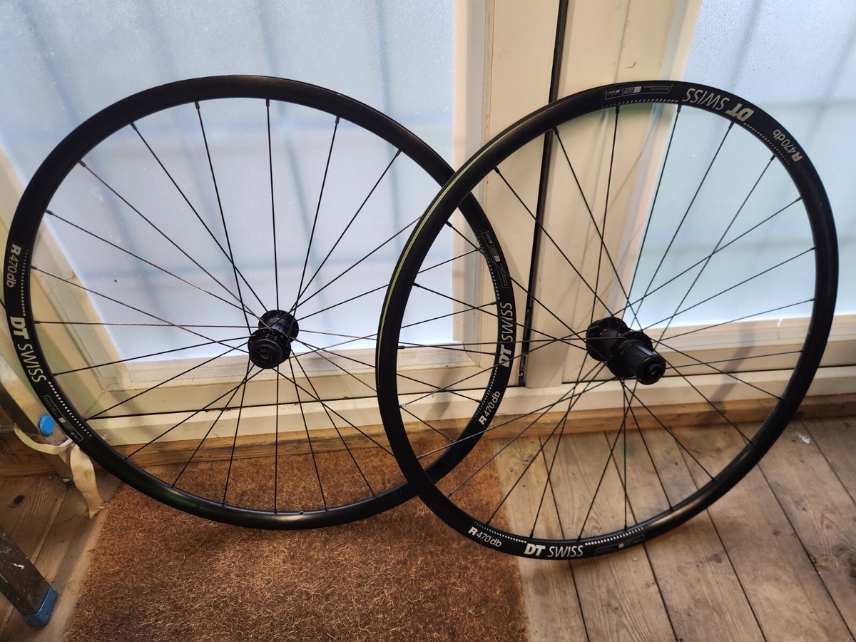DT SWISS R470DB 470 DB 700C DISC BRAKE WHEELSET ROAD GRAVEL BIKE