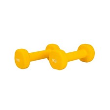 Image of Neo Neoprene Dumbbells Weights Home Fitness Exercise Iron Pair - Refurbished