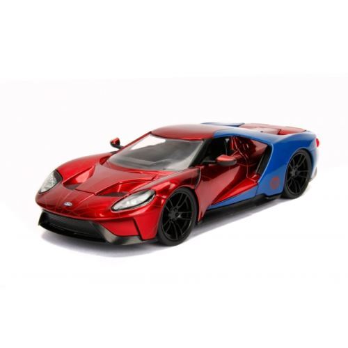 Spider-Man Marvel Figure and 2017 Ford GT 1:24 Scale Jada 99725 - Picture 2 of 5