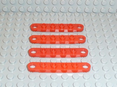 LEGO  Technic 4x Platte Plate 4262 rot 1x6 8032 8854 8812 8808 8842 Gelenk T06