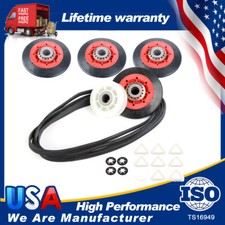 4392067 Dryer Repair Kit WPW10314173 Drum Roller  Belt  279640 Pulley 80047 US