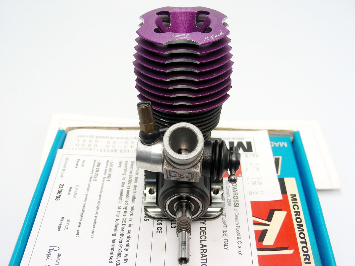 Vintage M.SPEED Modified Novarossi N12 LL3 Turbo Race Engine Vintage M.SPEED Modified Novarossi N12 LL3 Turbo Race Engine