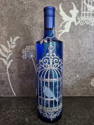 Vodka Diamantflasche Vanille - Außergewöhnliches Geschenk - 1 Liter 40% vol.