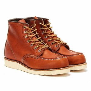 red wing moc toe tan
