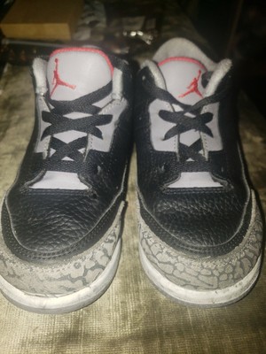 jordan 3 black cement toddler