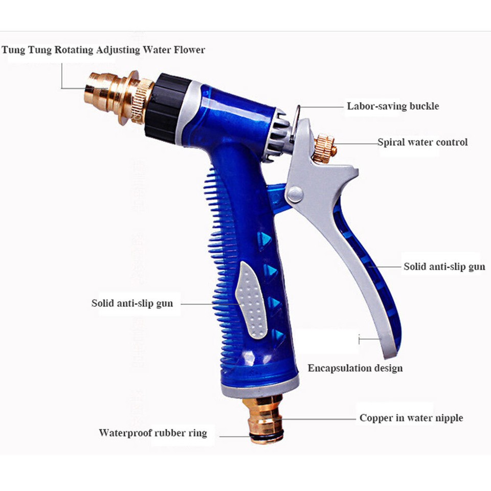 Detachable Car Cleaning Foam Gun Washing Foam Water Soap Shampoo