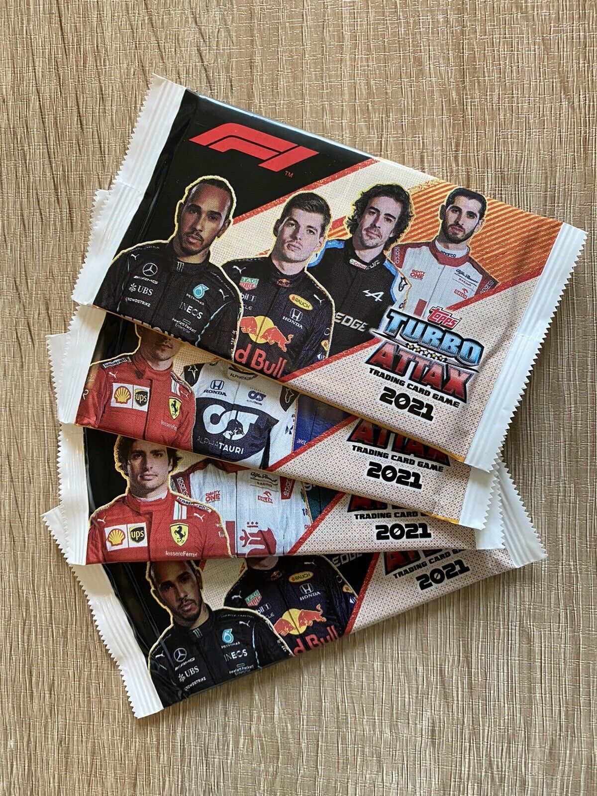 Topps F1 Formula 1 Turbo Attax 4 Packs Promo cards Superior each Branded goods 5 -