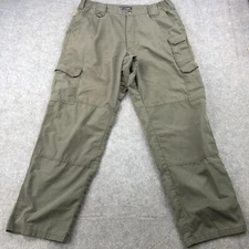 5.11 Tactical Pants Men 38x32 Green Cargo Canvas Workwear EMT Work Ripstop*