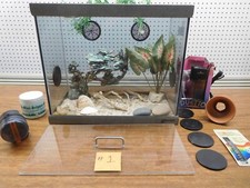 New Deluxe Oceanic Lizard Lounge 16 Amphibian/Reptile Ventilated Aquarium/Tank 