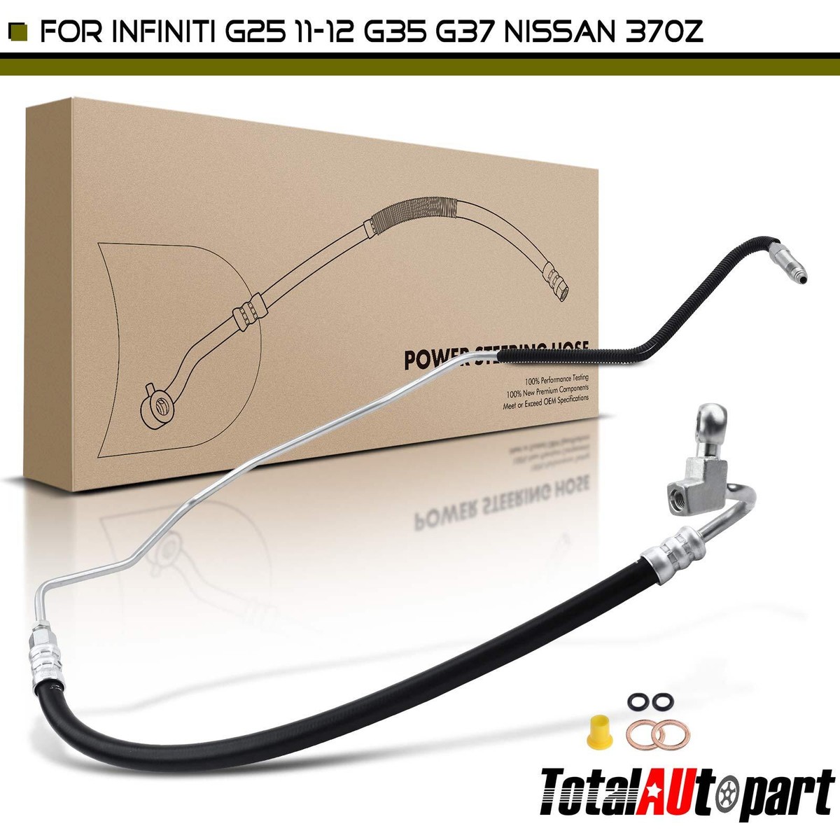 ラインパターンパンプス Amazon.com: Sunsong 3402513 Power Steering Pressure Line
