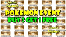 ✨ POKEMON SCARLET VIOLET MYSTERY GIFT EVENT - SCARLET VIOLET EVENT POKEMON✨