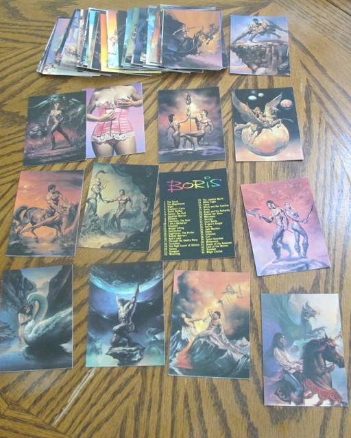 1991 Boris Vallejo Trading Cards Complete 80 Cards eBay