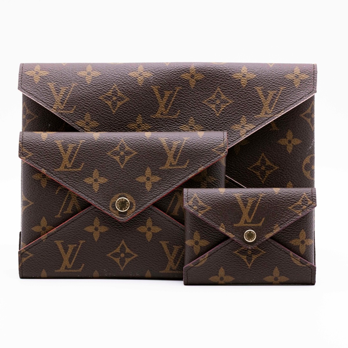 LOUIS VUITTON Kirigami Pochette Monogram Envelope Pouch 3-in-1 Set