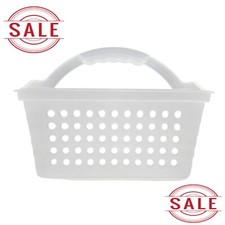 Mainstays Small Portable Shower Caddy Frost Plastic