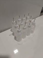 12Pcs Glue Bottles Applicator Pointed Mouth Empty Precision Containers 10ml