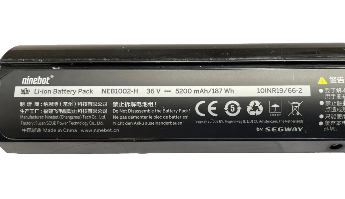 Segway Ninebot ES1 ES2 ES3 ES4 Internal Battery - 187wh - New | eBay