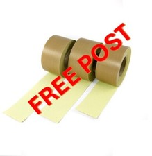 Teflon tape 0.127mm self-adhesive for vacuum sealers various widths 30 mtr roll