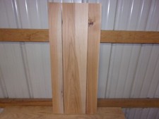 4 PC RUSTIC HICKORY LUMBER WOOD KILN DRIED BOARDS 32"X 3 1/4"X 3/4" LOT 365V