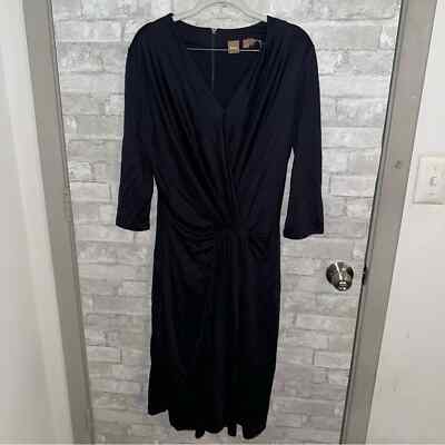 midi bodycon dress with slit Black Jersey Midi Dress OLIVIA
