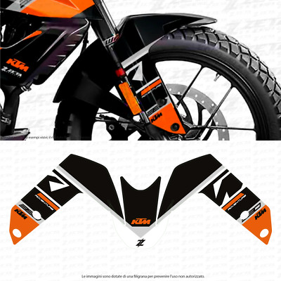 Zeta Graphics Adesiv Kit Kotflügel für KTM Adventure 390 Custom