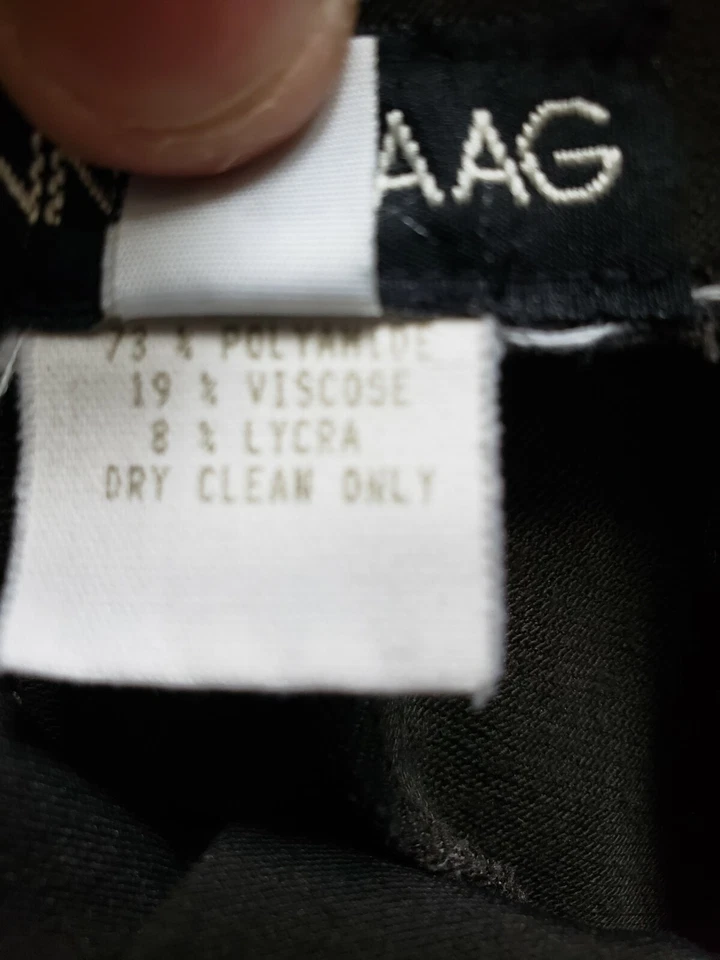 EUC Jenne Maag Sz S Brown High Waisted No Pockets Zip Up Relaxed Formal Pants - Image 4 of 4