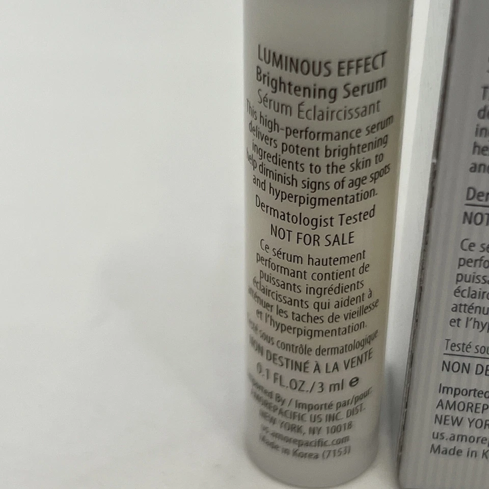 Amore Pacific Suero Iluminador Efecto Luminoso Tamaño Viaje Tubo 3 ml Foto 3 de 3