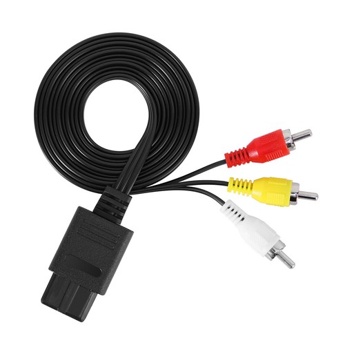 NEW N64 RCA AV A/V TV Audio Video Stereo Cable Cord For Nintendo 64 Game machine - Picture 9 of 9