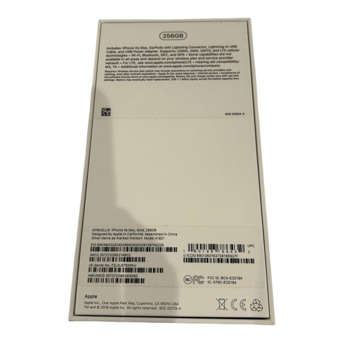 ORIGINAL Apple iPhone XS Max Gold 256gb EMPTY BOX ONLY - 第 5/5 張圖片