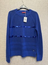 GUESS Damen-Pullover, blau, Gr. M