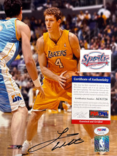 Luke Walton Signed Los Angeles Lakers 8x10 Photo PSA AC81726