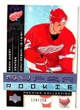 2001-02 Upper Deck Premier Collection Super Rookie /250 Sean Avery #96