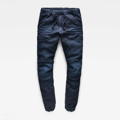 G-Star '5620 3D SPORT TAPERED CUFFED' Medium Aged Denim Trainer W35 L32
