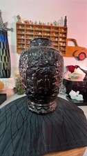 BC Arnold Gloss Black Garden of Eden Vase