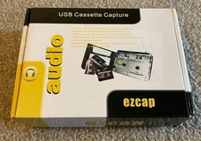 EZcap USB Cassette Tape Capture Converter Device - Tested Read Description
