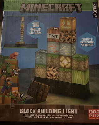 Minecraft Block Building Light Lamp 16 Cubes Light Up
