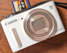 Canon Powershot SX610 HS Compact Digital Camera 18XOptical Zoom 20.2MP White