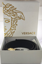 Versace Special Edition Black Color Men Leather Belt With Box Free Shipping