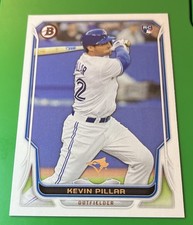 2014 Bowman Kevin Pillar Rookie Card RC #83 Toronto Blue Jays. rookie card picture