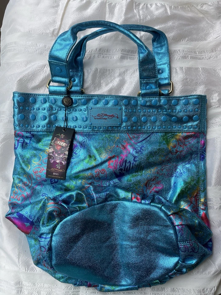 New Ed Hardy by Christian Audigier Handbag – GIDGET – Y2K Style – With Tag - Photo 1/4