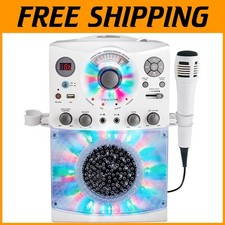Portable Karaoke Machine with Bluetooth LED Lights