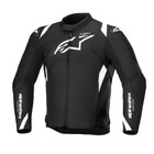 Alpinestars T-Sp 1 V2 WP Jkt Black White - Waterproof Mens Motorbike Jacket