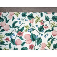 Waverly Valance Twelve Oaks Southern Charm Peaches Berries 76"x16" Rod Pocket