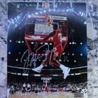 Vintage Michael Jordan Hand Signed Autographed 8x10 Photo Chicago Bulls w/COA
